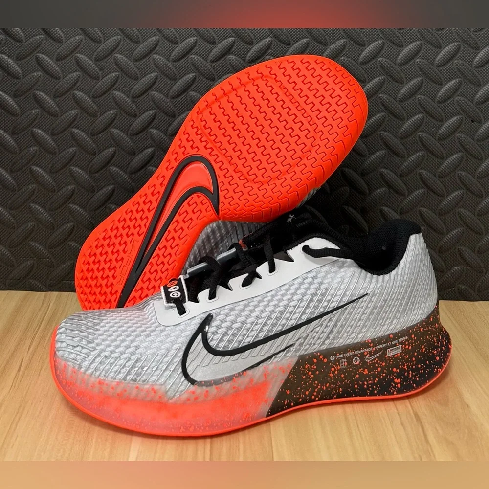 Nike Zoom Vapor 11 Premium HC NYC Orange Tennis Shoes FQ7721-001 Mens‎ Size 8.5